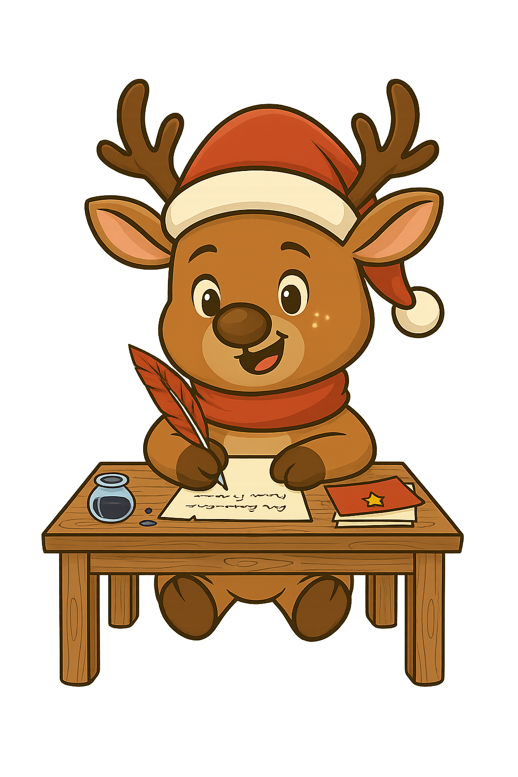 Rena escrevendo carta